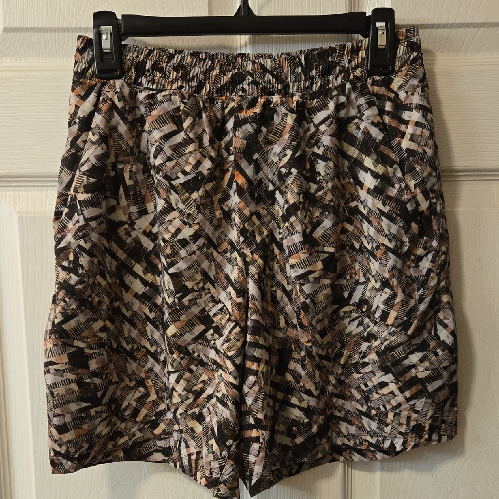 Abstract Patterned Shorts
